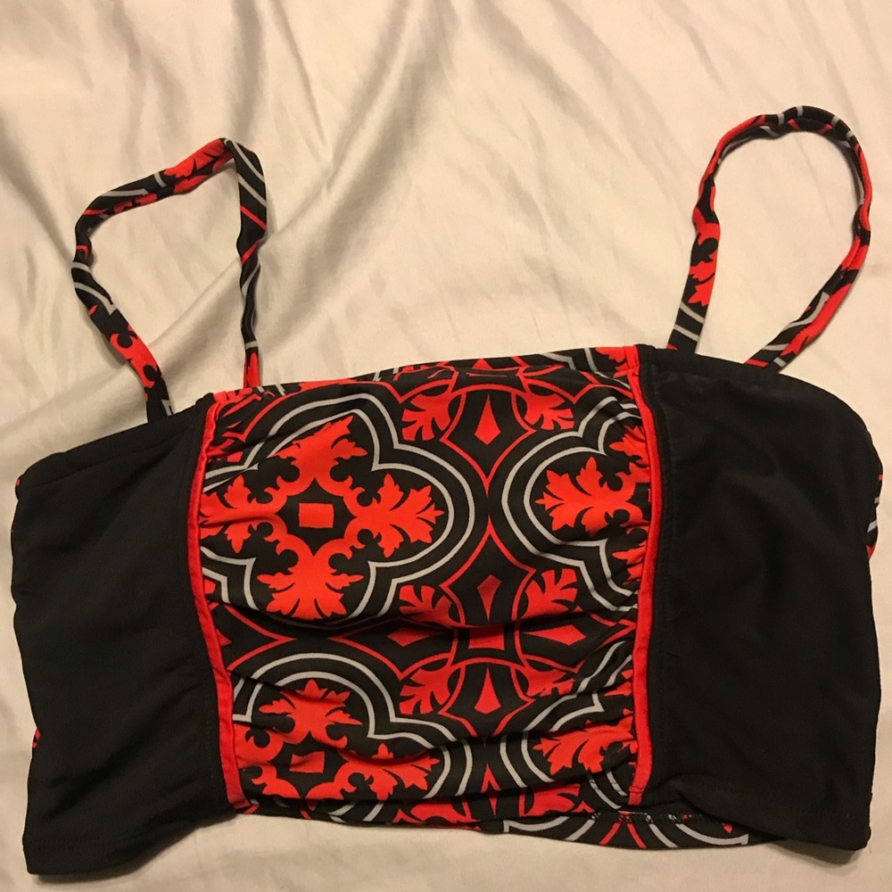 Patterned Swim Top